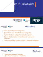 Introduction to Computers: Evolution, Components, and Operating Systems
