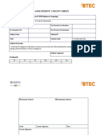 Prog102 - Assignment 1 Frontsheet