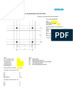 Typical Flat Slab Design Calculation