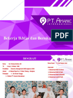 Bekerja Ikhlas & Bersikap Positif