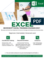 Excel: Microsoft Excel Training Courses 2021