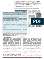 Design and Simulation of Automated Guided Vehicle