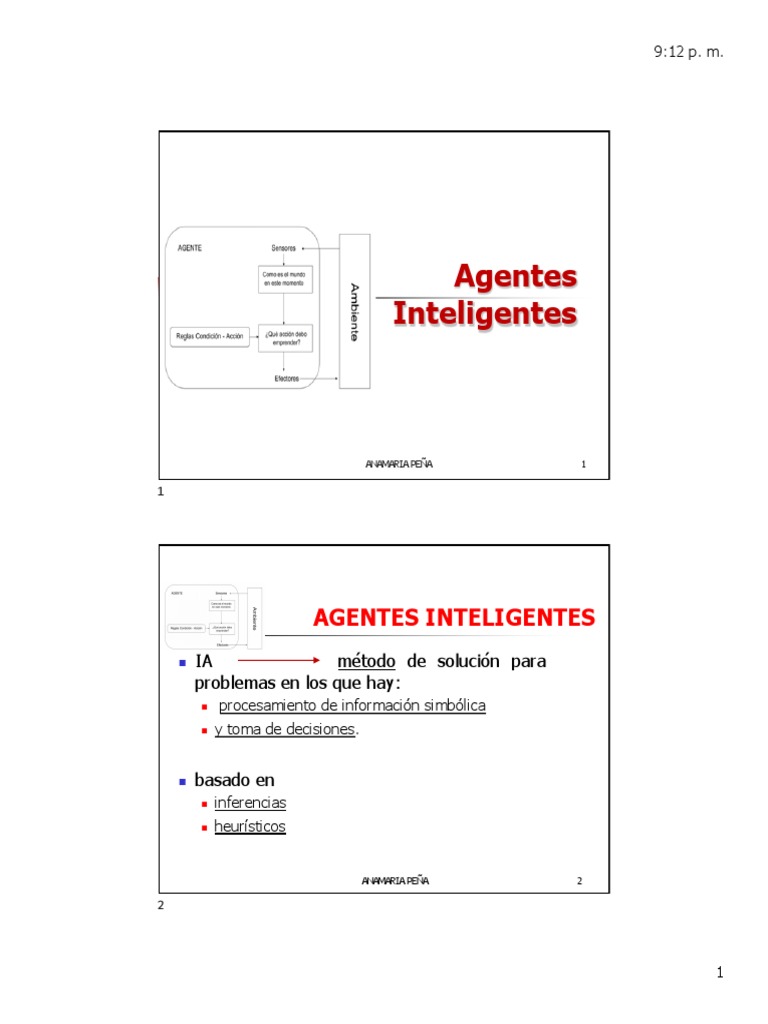 Mapa Mental de Agentes Inteligentes | PDF | Inteligencia artificial ...