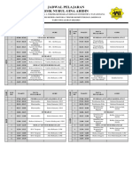 Jadwal X TB