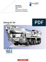 Demag AC 120 Crane Specifications and Lifting Capacities