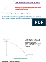 Production Possibility Curve (PPC)