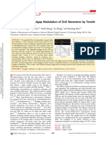 Size-Dependent Bandgap Modulation of Zno Nanowires by Tensile Strain