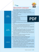 Teacher Activity Checklist