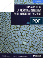 Libro Completo Perrenoud Philippe Desarrollar La Practica Reflexiva en El Oficio de Ensear Copiar