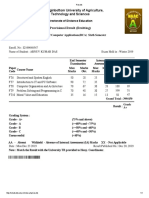 Provisional Result (Resitting) : Sam Higginbottom University of Agriculture, Technology and Sciences