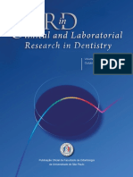 Clinical and Laboratorial Research in Dentistry