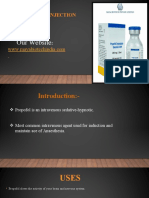 Propofol Injection: Our Website