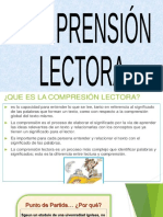 COMPRENSIÓN LECTORA