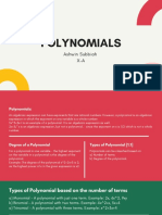 Polynomials Grade 10 Ashwin