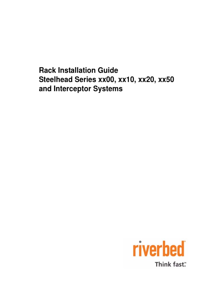 Rack Installation Guide Steelhead Series xx00, xx10, xx20, xx50 and ...
