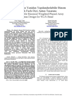 A Reconfigurable Binomial Weighted Phased Array Antenna Design For Wi-Fi Band