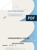 Operadores Lógicos Construcción Tabla de Verdad - 8,9,10,11 Y12