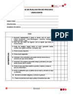 Matriz de Evaluación de Proceso