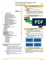 LESSON 9B - Health Information (Data Management System)