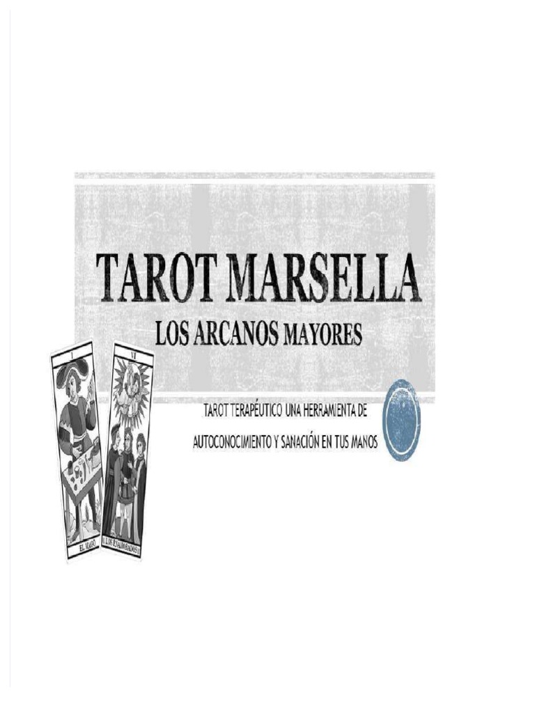 Tarot Terapeutico Arcanos Mayores Marsella | PDF | Tarot | Arcanos Mayores