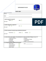 Cuestionarios para Investigación de Mercados 03 de Agosto