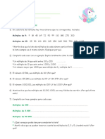 Divisibilidad 2 - Múltiplos y divisores