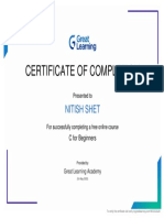 C Certificate