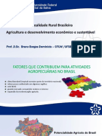Fatores que contribuem para atividades agropecuárias no Brasil