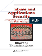 Database and Applications Security