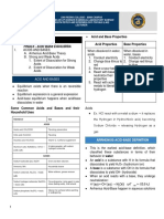 Finals - Acid Base Equilibria: Outline