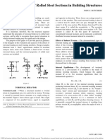 Torsion of Rolled Sections in Building Structures