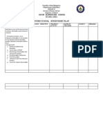 Instructional Supervisory Plan