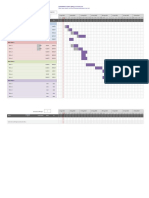 Diagramme de Gantt-Excel