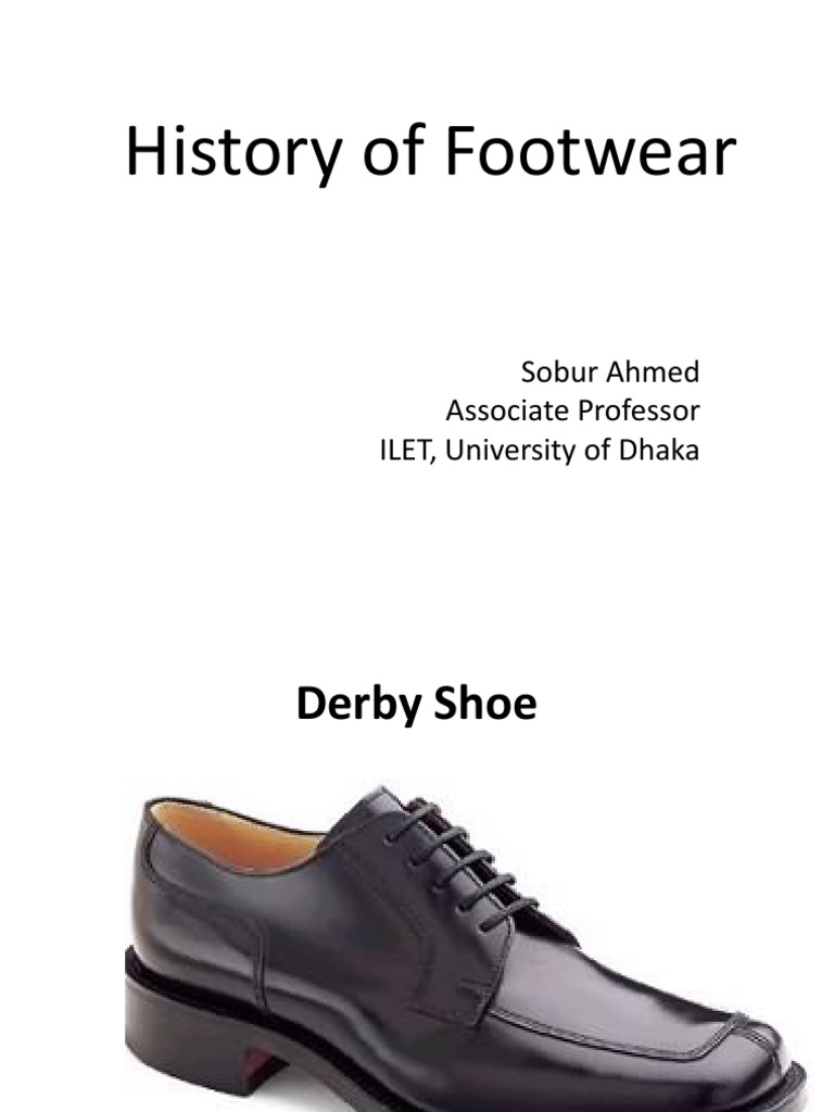1. History of Footwear PDF
