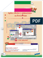 Aplico Efectos Y Animaciones en Powerpoint: Unidad