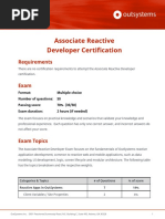 Associate Reactive Developer Certification Detail Sheet - EN