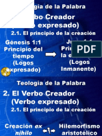 Teología de La Palabra El Verbo Creador