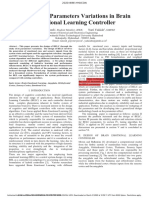 Analysis of Parameters Variations in Brain Emotional Learning Controller