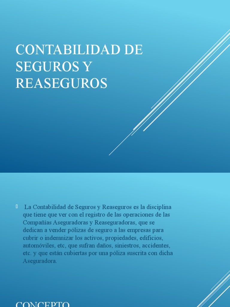 Contabilidad de Seguros y Reaseguros | PDF | Seguro | Póliza de seguros