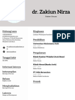 CV - Dr. Zakiun Nirza - 1628060454