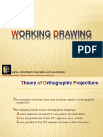 Working Drawing Orthographic Projections Draw10w PDF Free