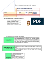 Planificación Curricular Anual de 5 Años Crisley