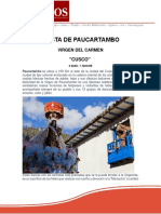 Fiesta de Paucartambo: "Cusco"