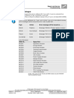 DRYSTAR 5300 - Chapter 03.3 - Error Catalogue 2.0