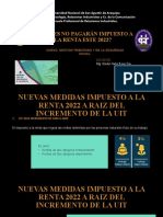 Quiénes No Pagarán Impuesto A La Renta Este 2022