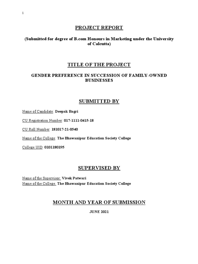 Gender Discrimination in FamilyOwned Businesses PDF Leadership