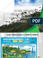 Estado Del Recurso Hídrico en El Departamento Quindío