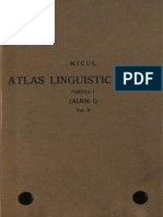 Micul Atlas Linguistic Partea1 Vol2 1942