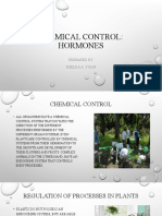 Lesson 5 Chemical control- Hormones