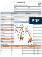 Formato INSPECCIÓN de Plataforma - MANLIFT